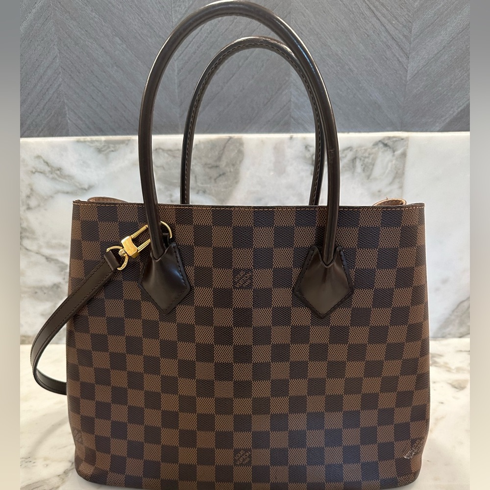 Authentic Louis Vuitton Handbag Damier Brown